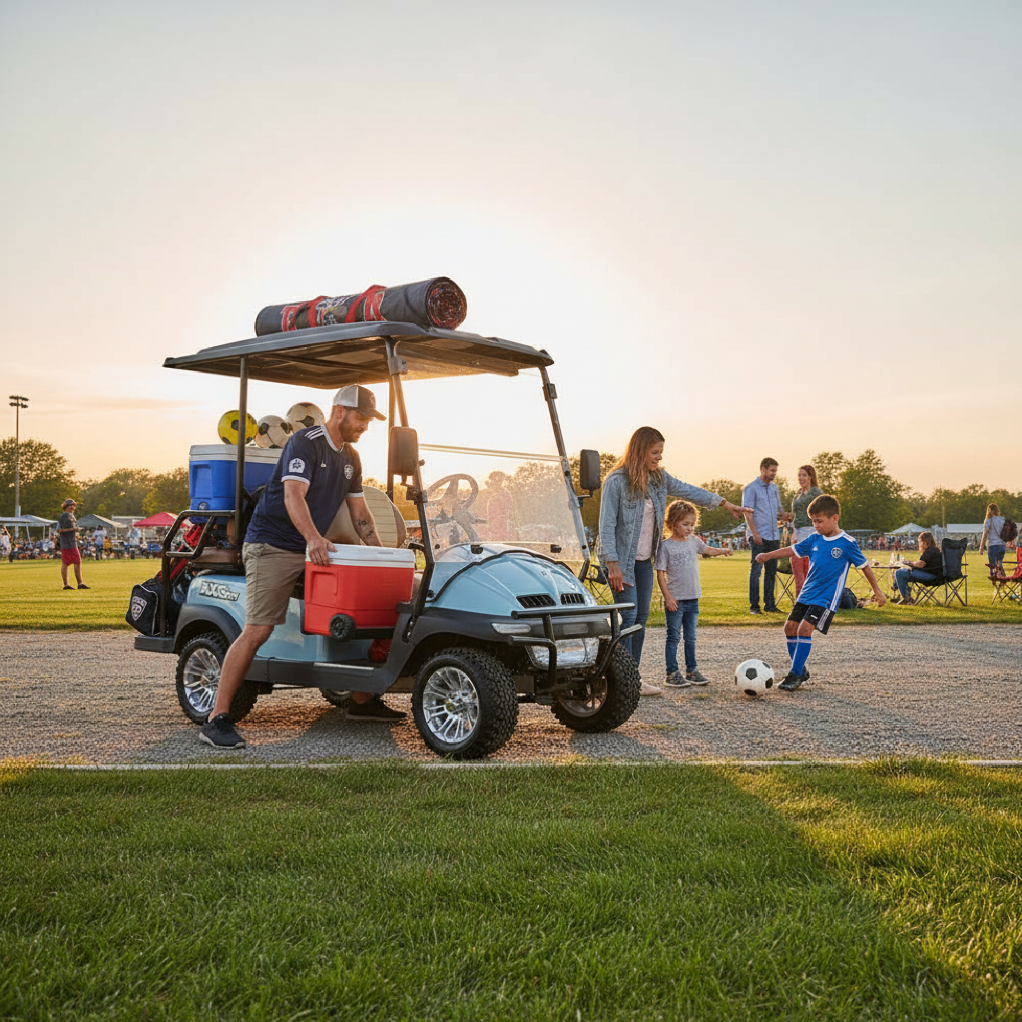 Axis EV Offroad Utility Golf Carts - by Hi-Sun